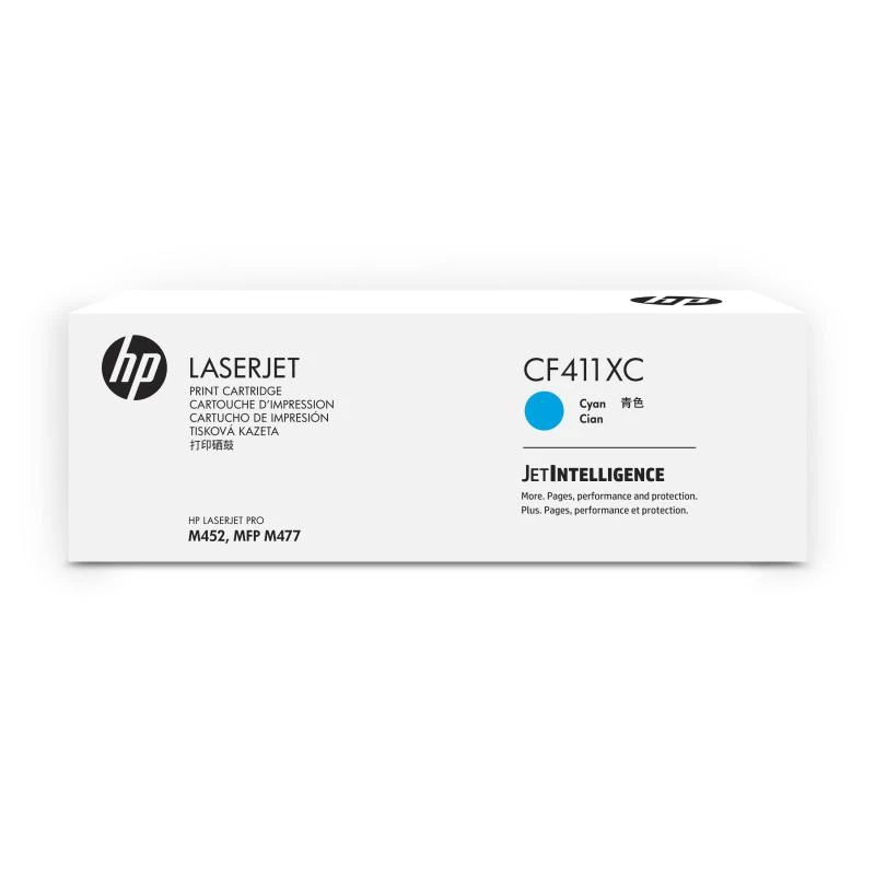 Cartucho HP CONTRACT N.º 410X HP410X HP 410X cian HC (CF411XC)