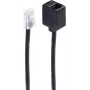 shiverpeaks BS70223-8/4 cable telefónico 3 m negro (BS70223-8/4)