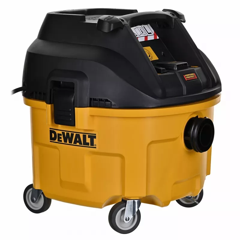 Aspirador DeWALT DWV901L negro, amarillo 30 L 1400 W