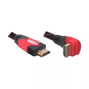 DELOCK Cable HDMI A-A conector macho/macho acodado 2m