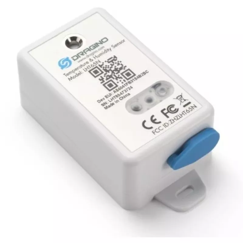 Sensor de temperatura y humedad DRAGINO LoRaWAN LHT65S-EU868-E3 — sensor medioambiental LoRaWAN EU868