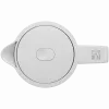 Hervidor de agua eléctrico, blanco, 220-240V, 1850-2200W, 1,7L, función mantener caliente 30 min., 40,60,80,90,100, panel de control en el asa