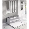 Armario superior para recibidor e shop GAR OPAL BIEL — blanco, 1 puerta batiente