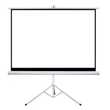 Pantalla de proyección Sponge Silelis 200x200 cm pantalla con trípode, portátil cuadrada formato 1:1
