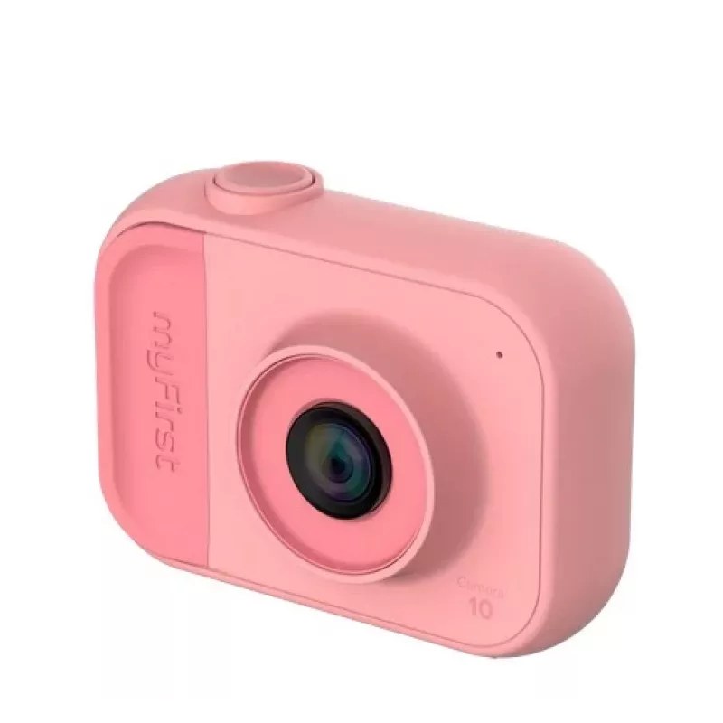 Cámara digital infantil Xrec myFirst Camera 10 — rosa, para niños a partir de 5 años, 76 g