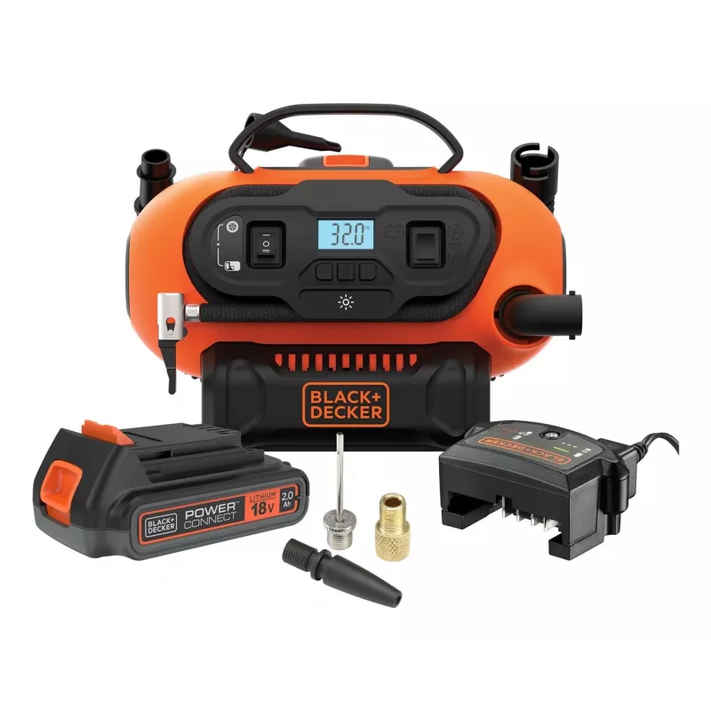 Compresor de aire Black & Decker BDCINF18N-QS 160 l/min CA/mechero