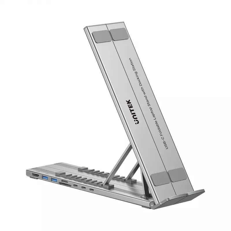 SOPORTE AJUSTABLE PARA PORTÁTIL UNITEK + HUB