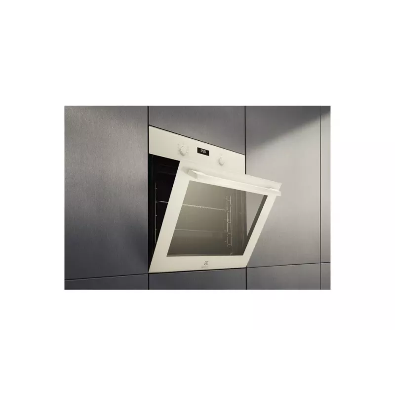 Horno eléctrico integrado Electrolux EOF5F50BV, 65 L, limpieza catalítica, 8 programas, blanco