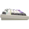 LORGAR KBP7075W, Teclado gaming mecánico 75% inalámbrico Pro, Beige, distribución EN
