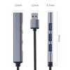 Adaptador HUB USB 3.0 4en1, 4x USB 3.0