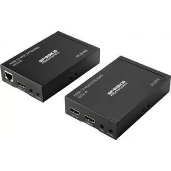 Extensor HDMI® SpeaKa Professional SP-HDE-300 a través de cable de red RJ45 60 m (SP-9393012)