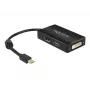 Cable DeLOCK 0,16 m DisplayPort HDMI DVI Mini DisplayPort