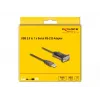 Adaptador USB 2.0 Type-A a serie RS-232 D-Sub 9 pines conector macho DeLOCK 62646