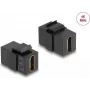 Módulo Keystone DeLOCK conector hembra HDMI a conector hembra HDMI negro 87875