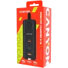 CANYON Cargador H-10 PD 20W QC 3.0 18W 2USB-A 2USB-C sobremesa Negro