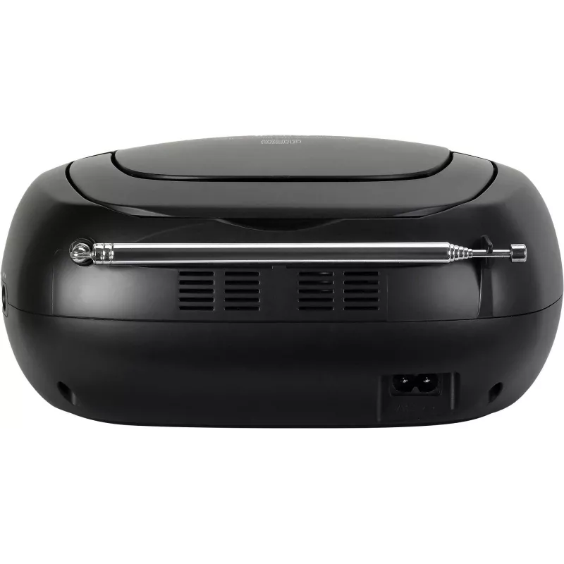 Sencor SPT 6200DB boombox con reproductor CD/MP3 y radio, DAB+/FM, Bluetooth, USB, AUX, 3 W, negro