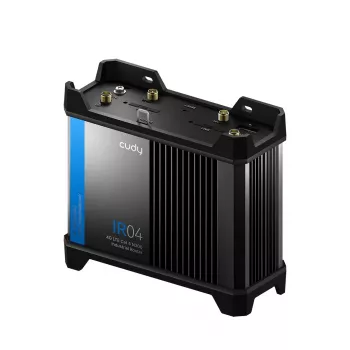Router Wi-Fi Cudy IR04_EU 300 Mbit/s, 2,4 GHz Wi‑Fi 4 (802.11n), 4x Fast Ethernet, 1x USB 2.0, compatibilidad con LTE (4G)