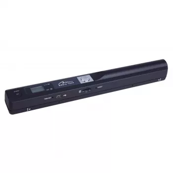 Escáner de bolígrafo MEDIA-TECH MT4090, negro, indicador LED, USB 2.0, MicroSD, pila AAA