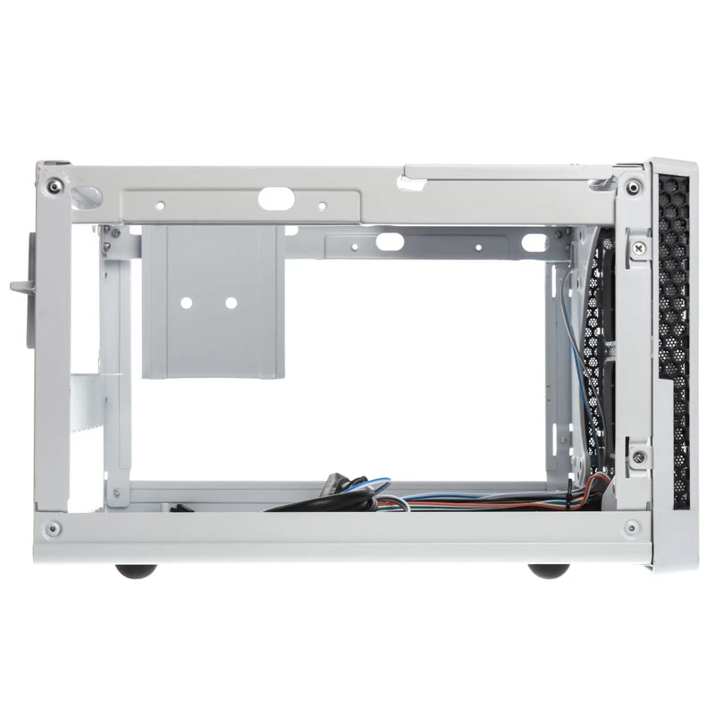 SilverStone SUGO SG13 - Sobremesa - Mini-DTX - sin fuente de alimentación (AT / PS/2) - negro, blanco - USB/audio (SST-SG13WB-Q)