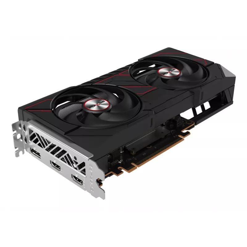 Tarjeta gráfica Sapphire Radeon RX 9060 XT 8GB GDDR6, 128-Bit, PCIe 5.0, 3320 MHz, 2x DP + HDMI