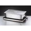 Rommelsbacher WPR 305/E placa calientaplatos, acero inoxidable/negro, 300 W