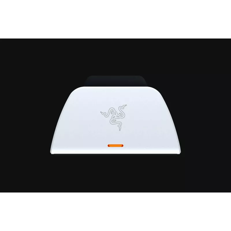 Razer RC21-01900100-R3U1 base de carga rápida para mandos PlayStation 5 DualSense, cable USB-C a USB-A, blanca