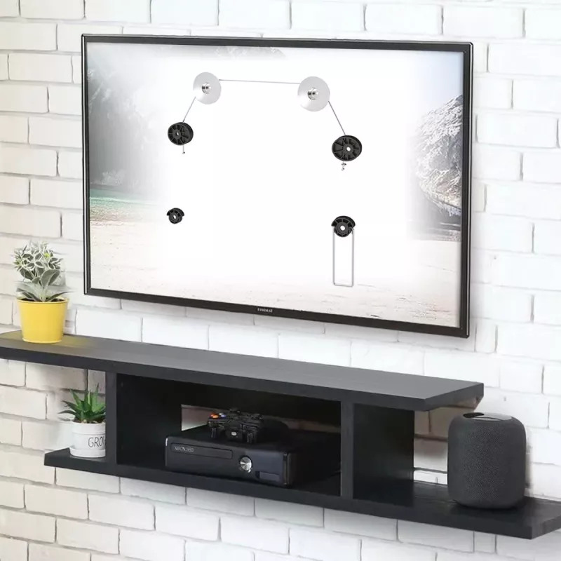 Maclean MC-557B soporte de pared ultrafino para TV, 37–70 pulgadas, máx. 50 kg, VESA hasta 800x400
