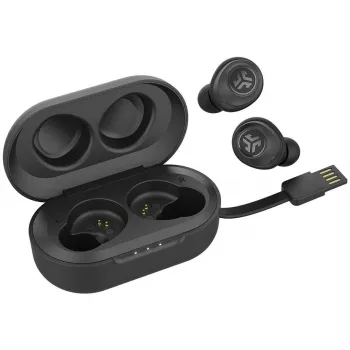 JLab JBuds Air Auriculares True inalámbricos In-Ear USB Type-A Bluetooth Negro (IEUEBJBUDSAIRRBLK82)