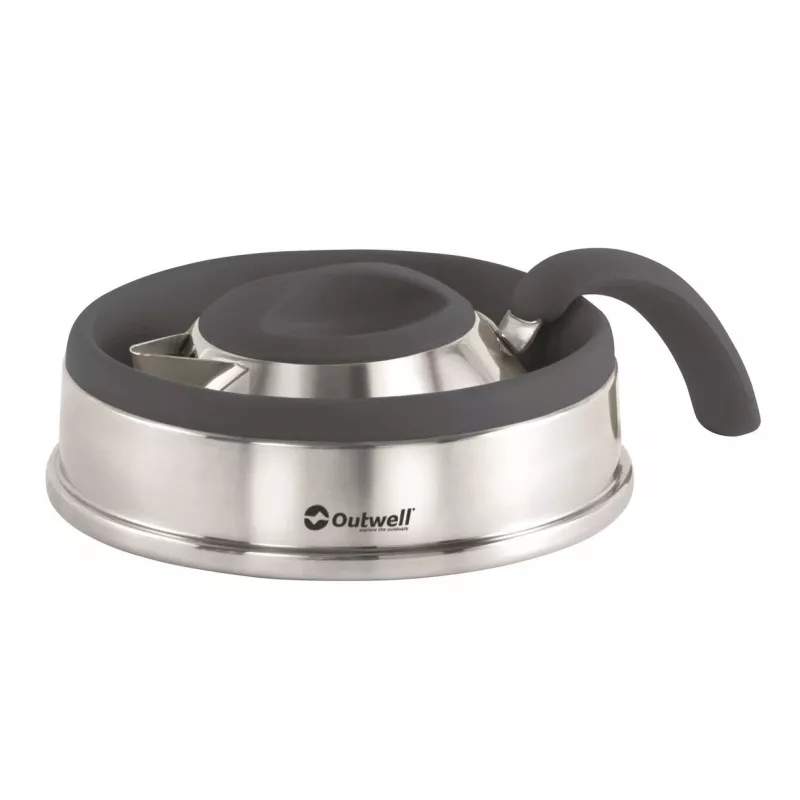 Hervidor Outwell Collaps Kettle 1,5 l silicona acero inoxidable Navy Night – hervidor de camping plegable