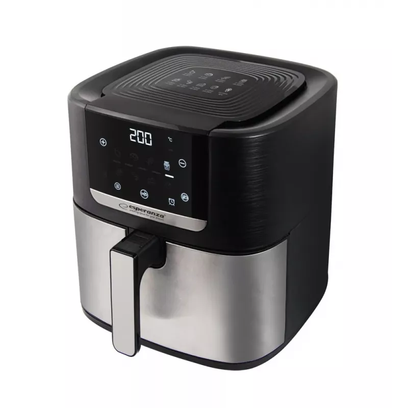 Esperanza EKA004 Pollo Fritto freidora sin grasa, 8 L, 1700 W, inox