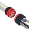 MCE230 Cob LED Xxl 2X lámpara de taller con imán y gancho, modos duales, 1200 lúmenes máx. - Maclean