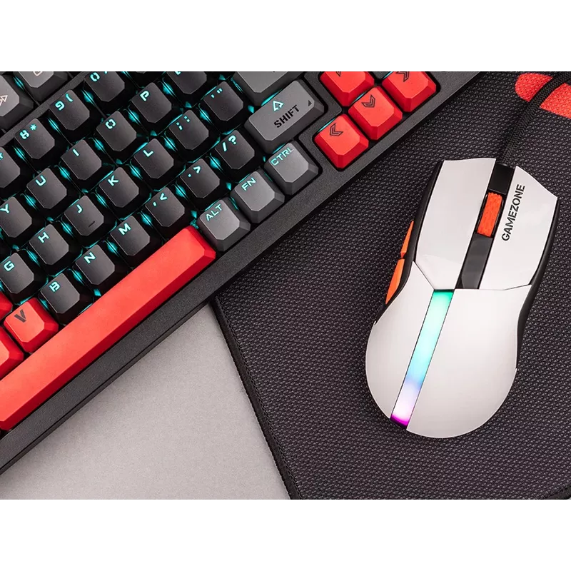 Ratón Tracer 47417 Gamezone Cool White RGB USB
