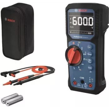 Multímetro digital Bosch GDM 600-15 (modelo 0601077300) para mediciones de tensión alterna/continua y eléctricas