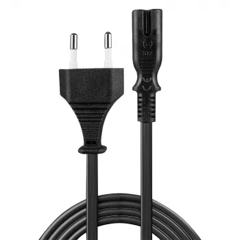 Lindy 30421 cable de alimentación negro 2 m CEE7/16 conector hembra C7