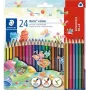 Lápices de colores Staedtler Noris colour 18+6 Set — Modelo 187 C18P1, 24 lápices con colores surtidos