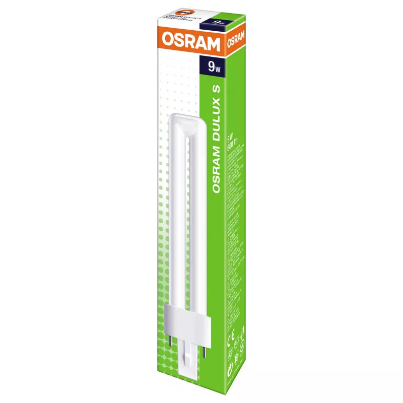 Osram DULUX S lámpara de bajo consumo 9W/827 G23 FS1