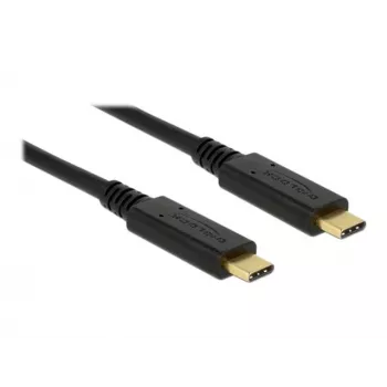 Cable USB DeLOCK 83042 USB 3.2 Gen 2 0,5 m USB C negro