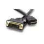 AG Neovo CB-01 1,8 m HDMI DVI-D negro