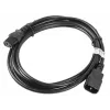 Cable de alimentación Lanberg CA-C13E-11CC-0030-BK negro 3 m conector C13 conector C14 (CA-C13E-11CC-0030-BK)
