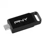 PNY Elite, 64 GB, USB Type-C, 3.2 Gen 1 (3.1 Gen 1), 120 MB/s, Dia, Negro