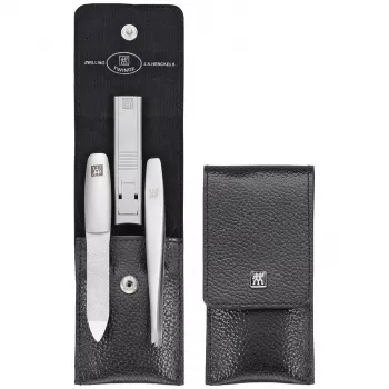 Set de regalo de manicura y pedicura ZWILLING 97119-004-0 negro acero inoxidable 4 piezas