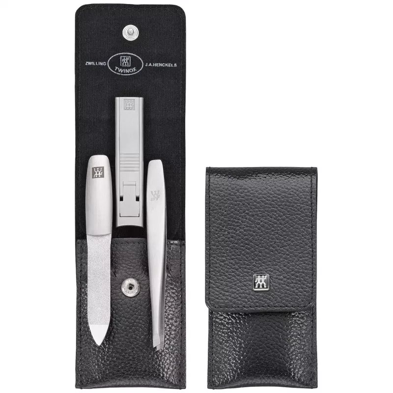 Set de regalo de manicura y pedicura ZWILLING 97119-004-0 negro acero inoxidable 4 piezas