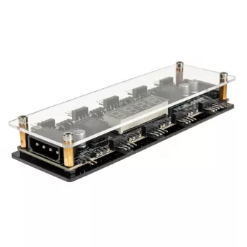 Controlador de ventiladores Lamptron LP801 con pantalla