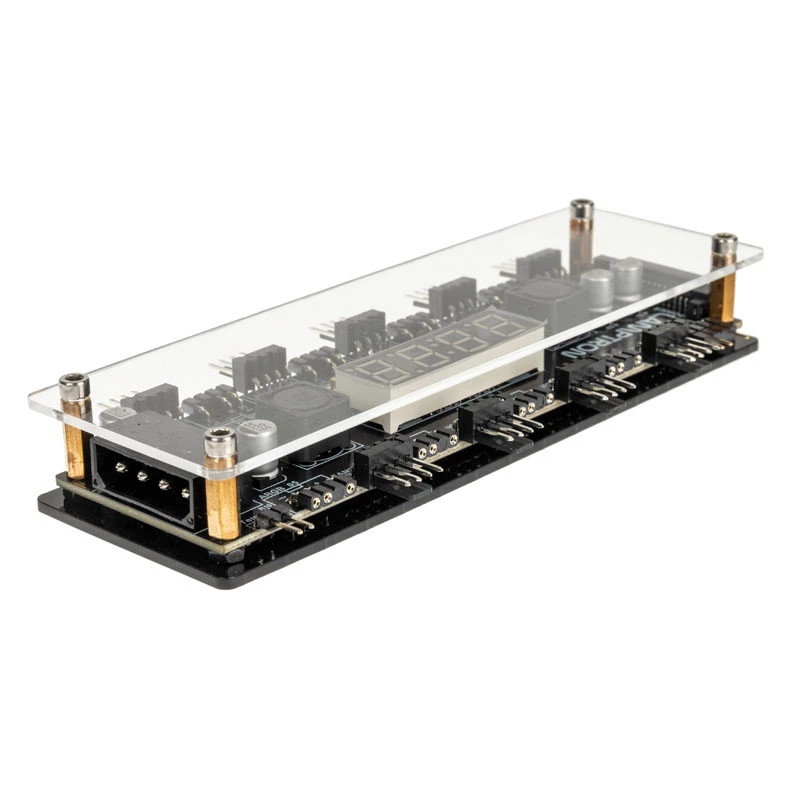 Controlador de ventiladores Lamptron LP801 con pantalla