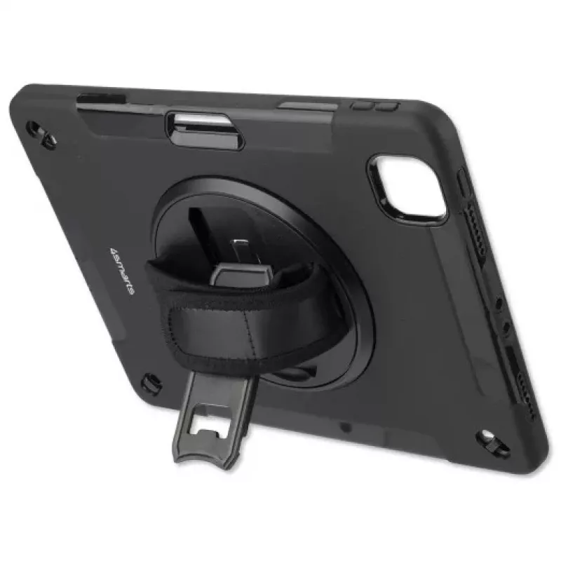 4smarts - tapa trasera para tablet - duradera - poliuretano termoplástico (TPU) - negra - para Apple 10.9 iPad Air (4.ª generación) (467841)