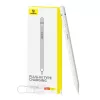 Stylus Baseus Smooth Writing Series carga plug-in Lightning, blanco