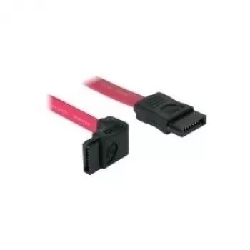 Cable SATA DeLOCK 0,5 m Rojo