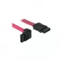 Cable SATA DeLOCK 0,5 m Rojo
