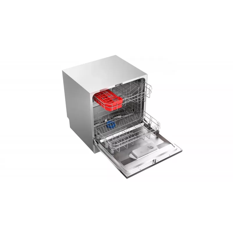 Lavavajillas integrable Toshiba DW-08T2EE(S)-PL — 8 cubiertos, clase de eficiencia energética F, 49 dB, 55×59×50 mm