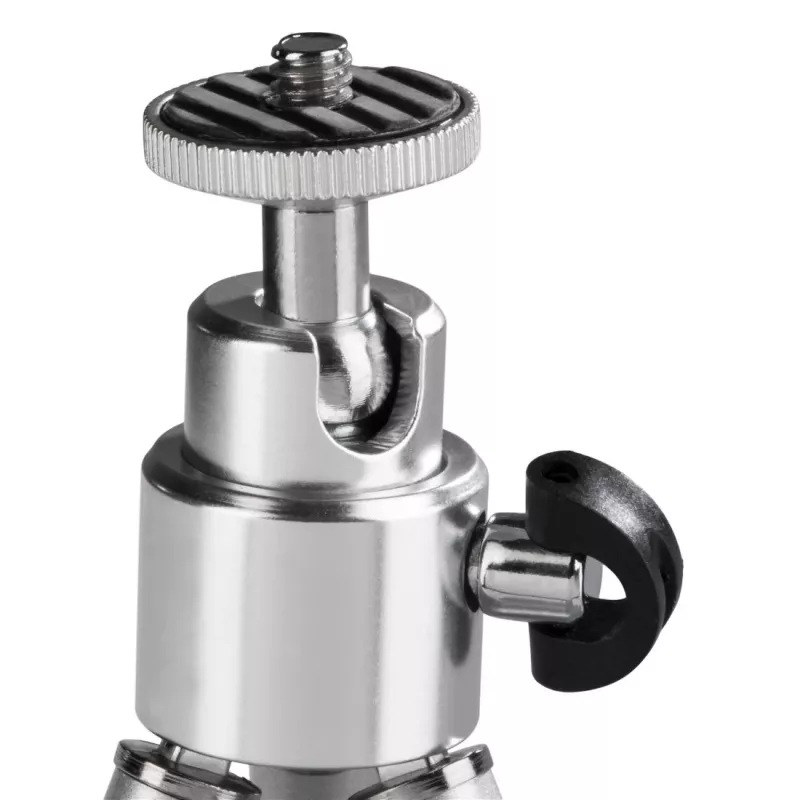 Hama Mini Tripod Ball L Minitrípode, plateado (00004551)